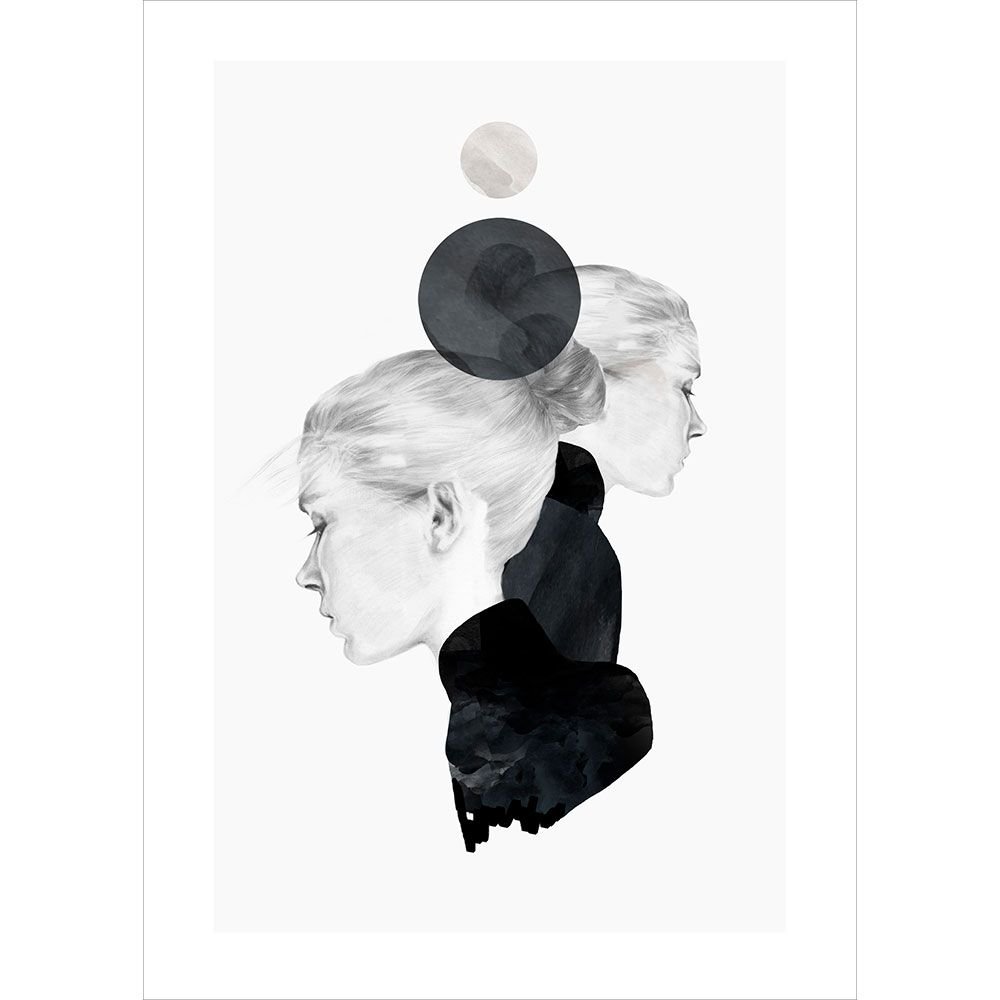 Anna Bülow, Anna Bülow poster Black Marble 50x70 cm
