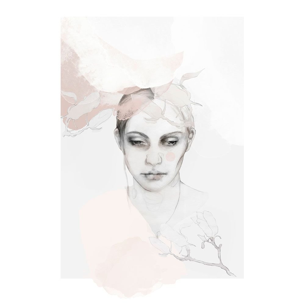 Anna Bülow, Anna Bülow poster Magnolia 50x70 cm