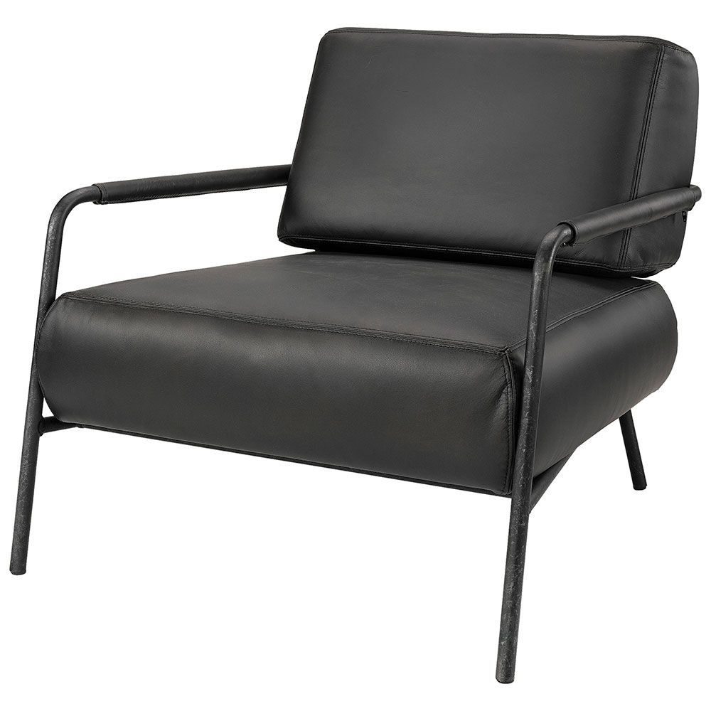 Artwood, Fåtölj Sinclair Svart Läder