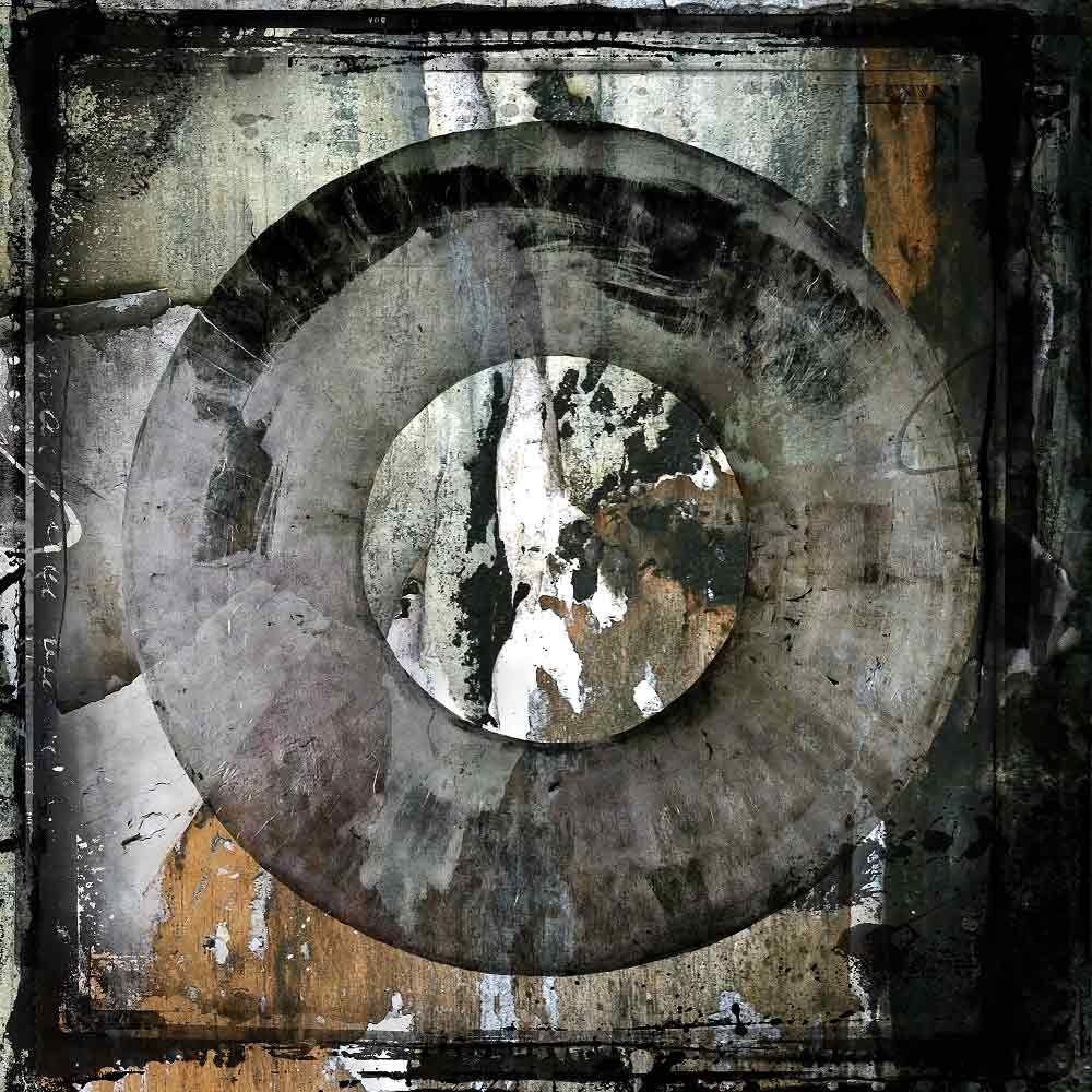 Artwood, Väggdekoration Abstract Circle Brown 100X100 Cm