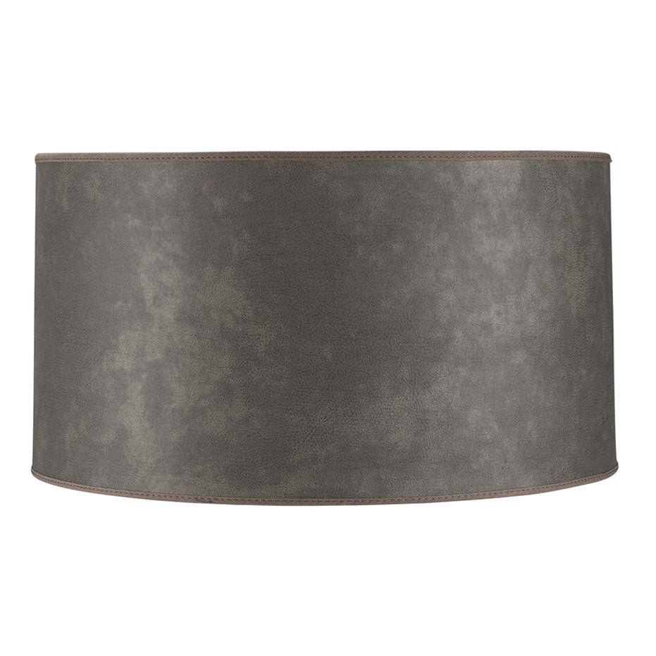 Artwood, Lampskärm Cylinder Large Leather Grey