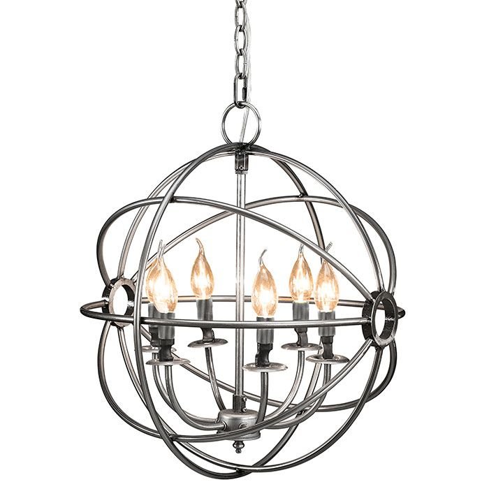 Artwood, Kristallkrona Rome Silver 53 Cm