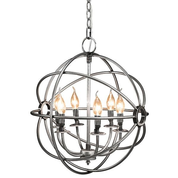 Artwood, Taklampa Rome Silver 45 Cm