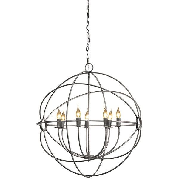 Artwood, Taklampa Rome Silver 80 Cm