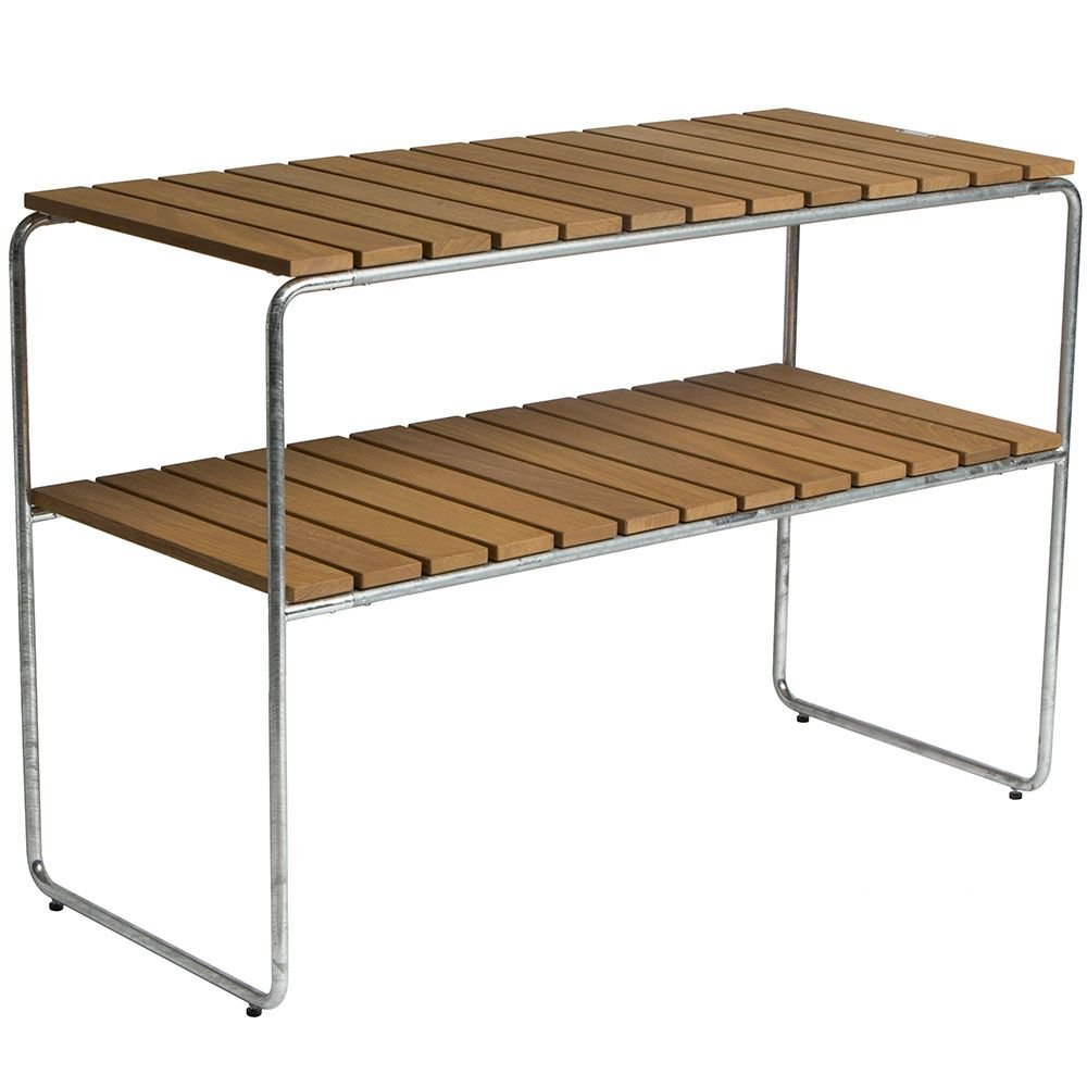 Grythyttan Stålmöbler, L105 Avlastningsbord Oljad Ek