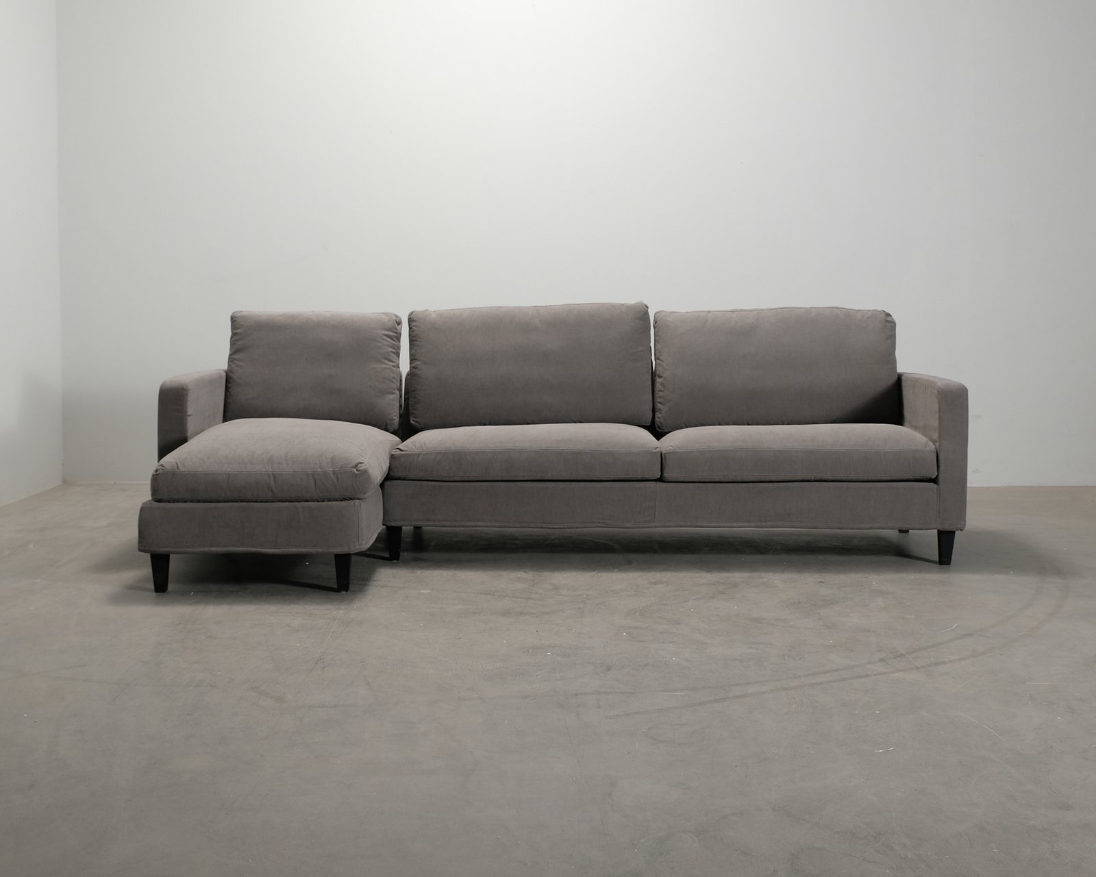 Fogia Alex High 3-sits divansoffa grå