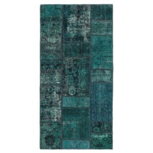 Vintage Patchwork orientalisk matta 76 x 150 cm