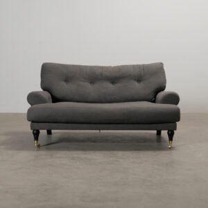 Melimeli Blanca 2-sits tygsoffa mörkgrå