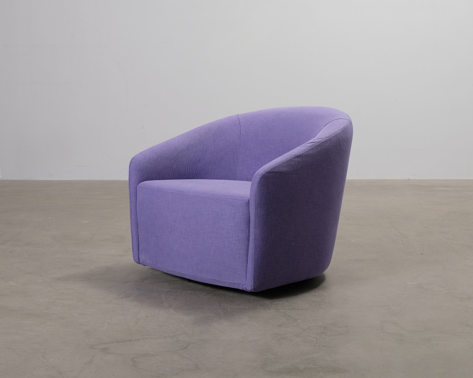 Take Two by Mjuk Timothée fåtölj med utbytbar klädsel naturvit & lila