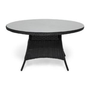 Marcus trädgårdsbord ø 140 cm svart