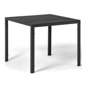 Mio Village utebord 90 x 90 cm svart