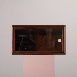 Boknäs vitrin med glasdörr D39