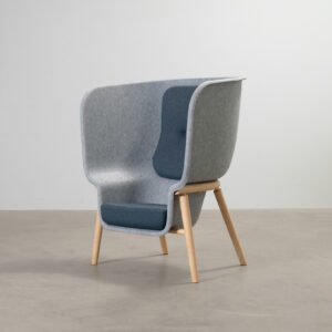 De Vorm Pod PET Felt fåtölj grå