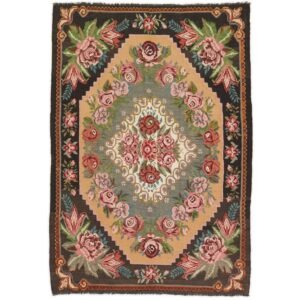 Rose Kelim orientalisk matta 200 x 287 cm