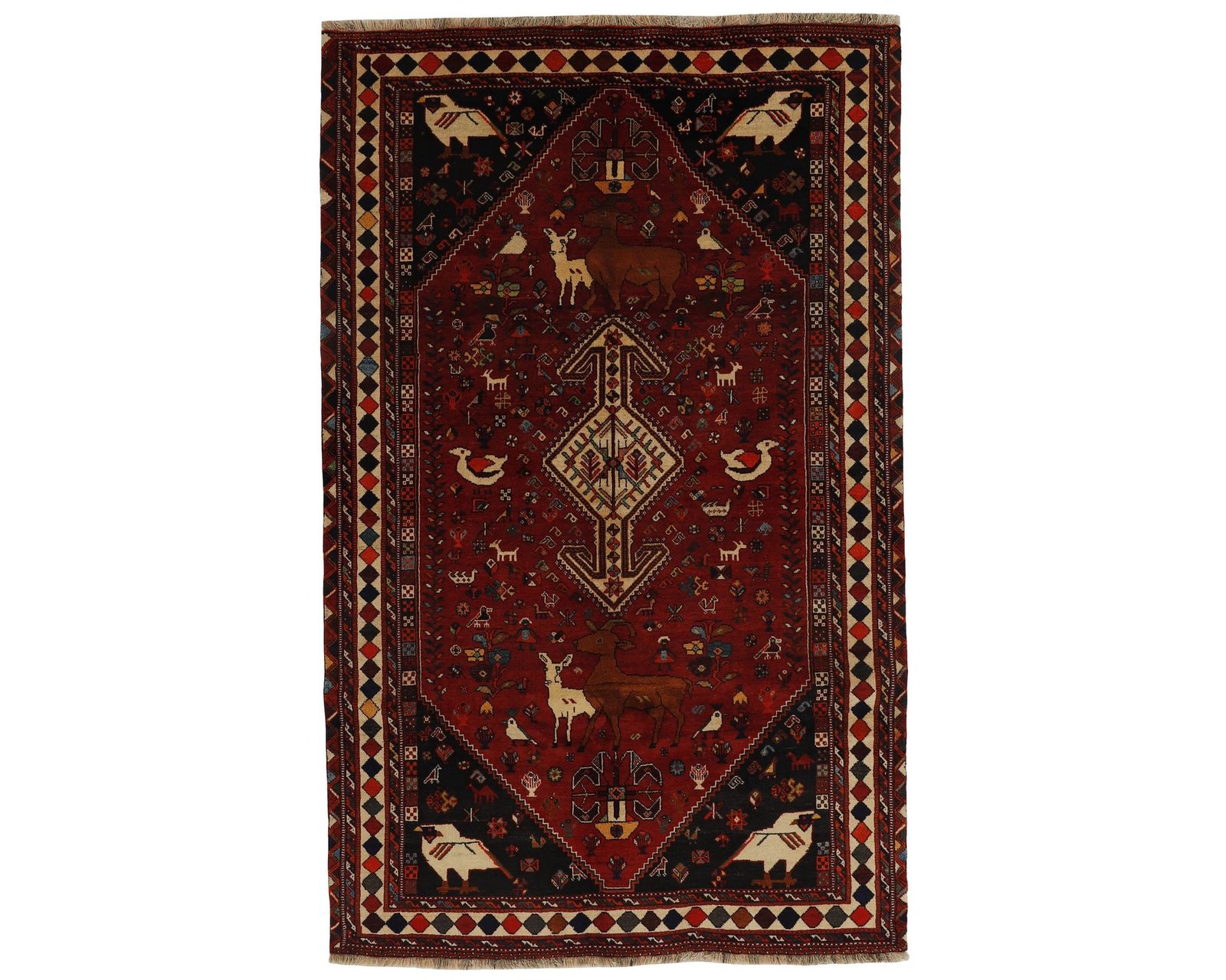 Kashghai orientalisk matta 180 x 291 cm