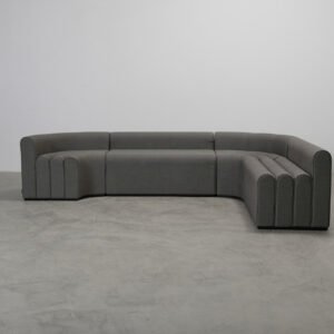 Lounge hörnsoffa mörkgrön