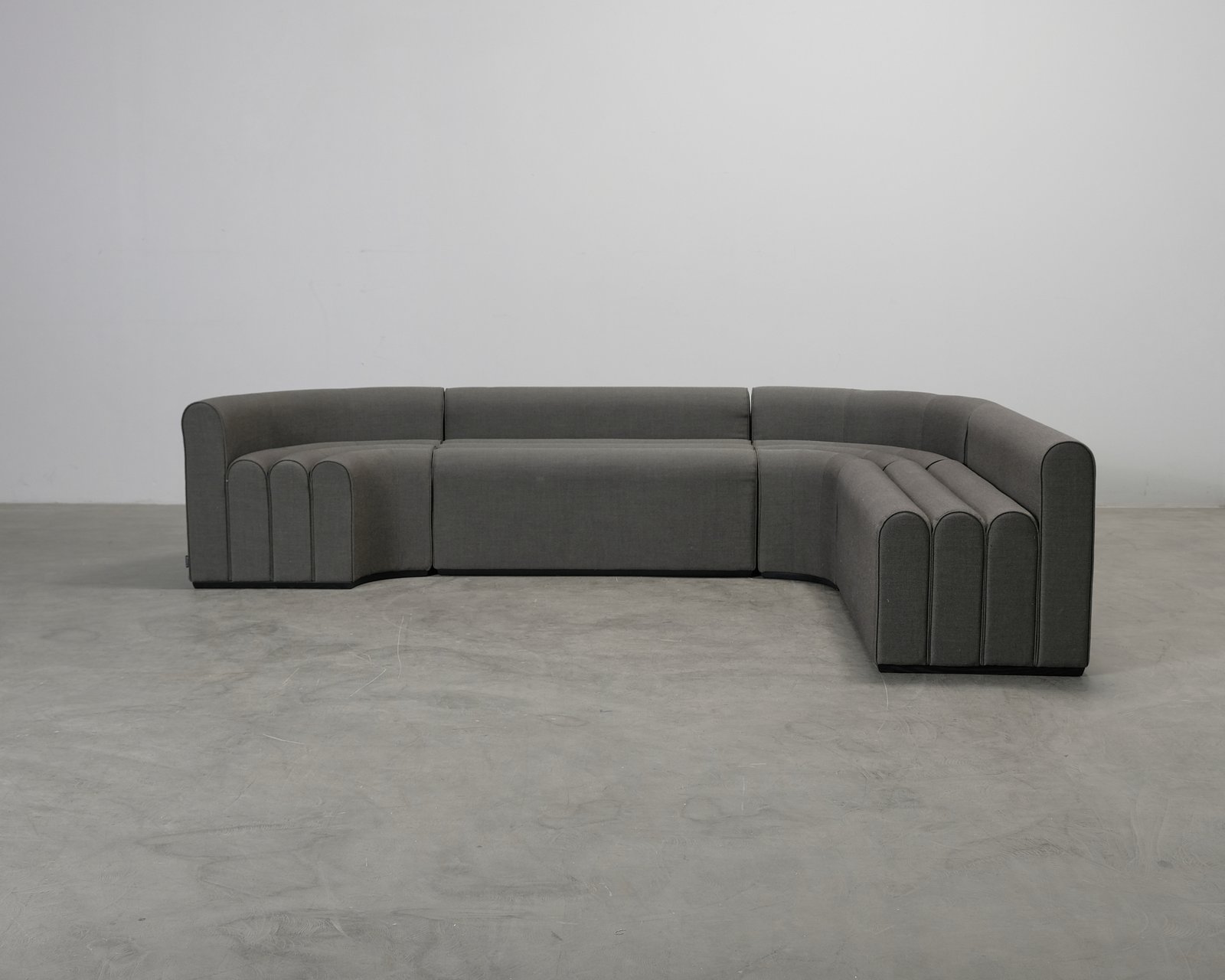 Lounge hörnsoffa mörkgrön