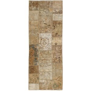 Vintage Patchwork orientalisk matta 73 x 207 cm