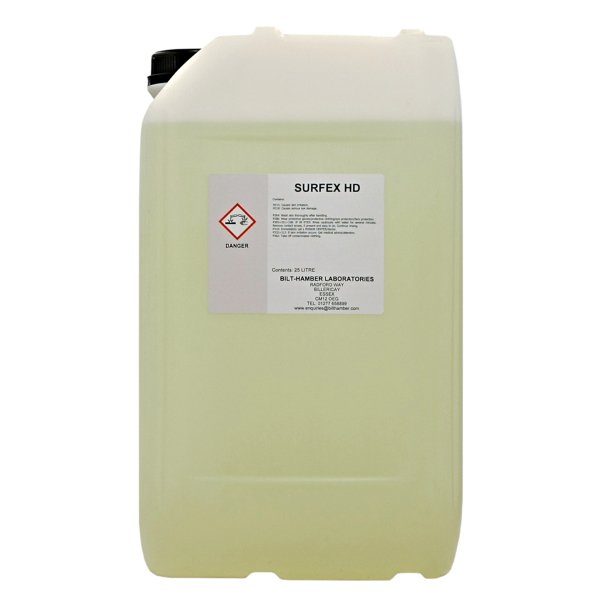 Förtvättsmedel (lösningsbaserat) Bilt Hamber Surfex HD, 25000 ml