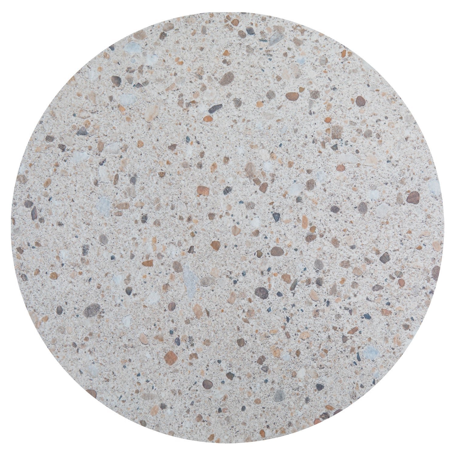Brafab, Laminat bordsskiva 70 cm beige/terrazzo