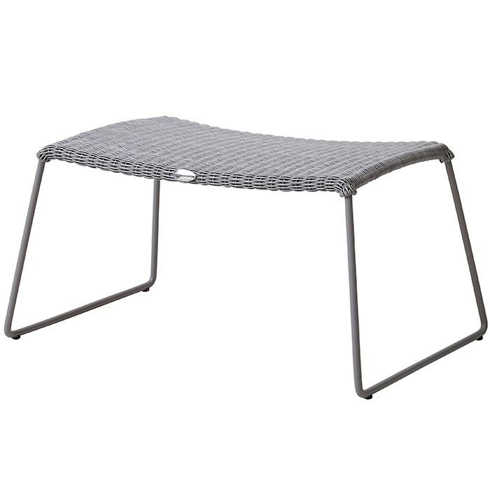 Cane-line, Breeze Fotpall Ljusgrå