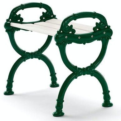 Byarums Bruk, Byarum pall gavlar: grön / trä:vitlackerad furu