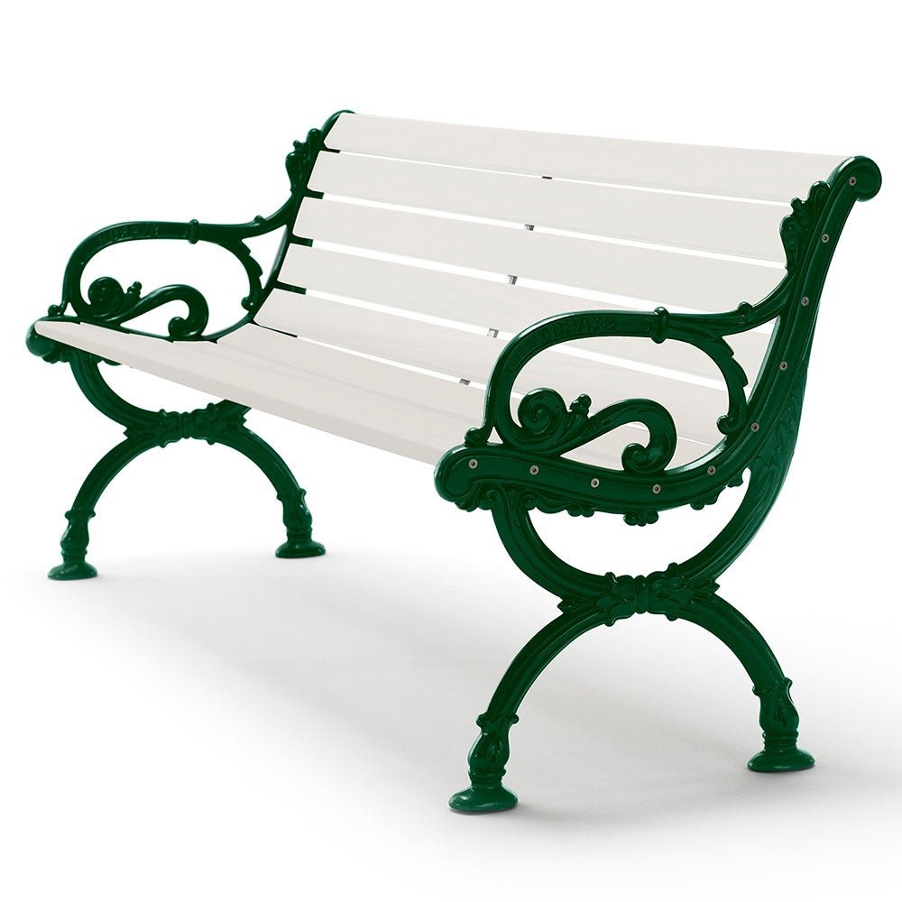 Byarums Bruk, Byarum soffa 155 cm grön / vitlackerad furu