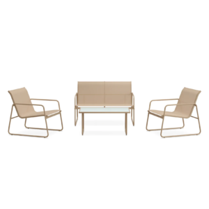 Pelanda soffgrupp för utomhusbruk beige