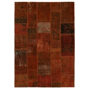 Vintage Patchwork orientalisk matta 167 x 245 cm