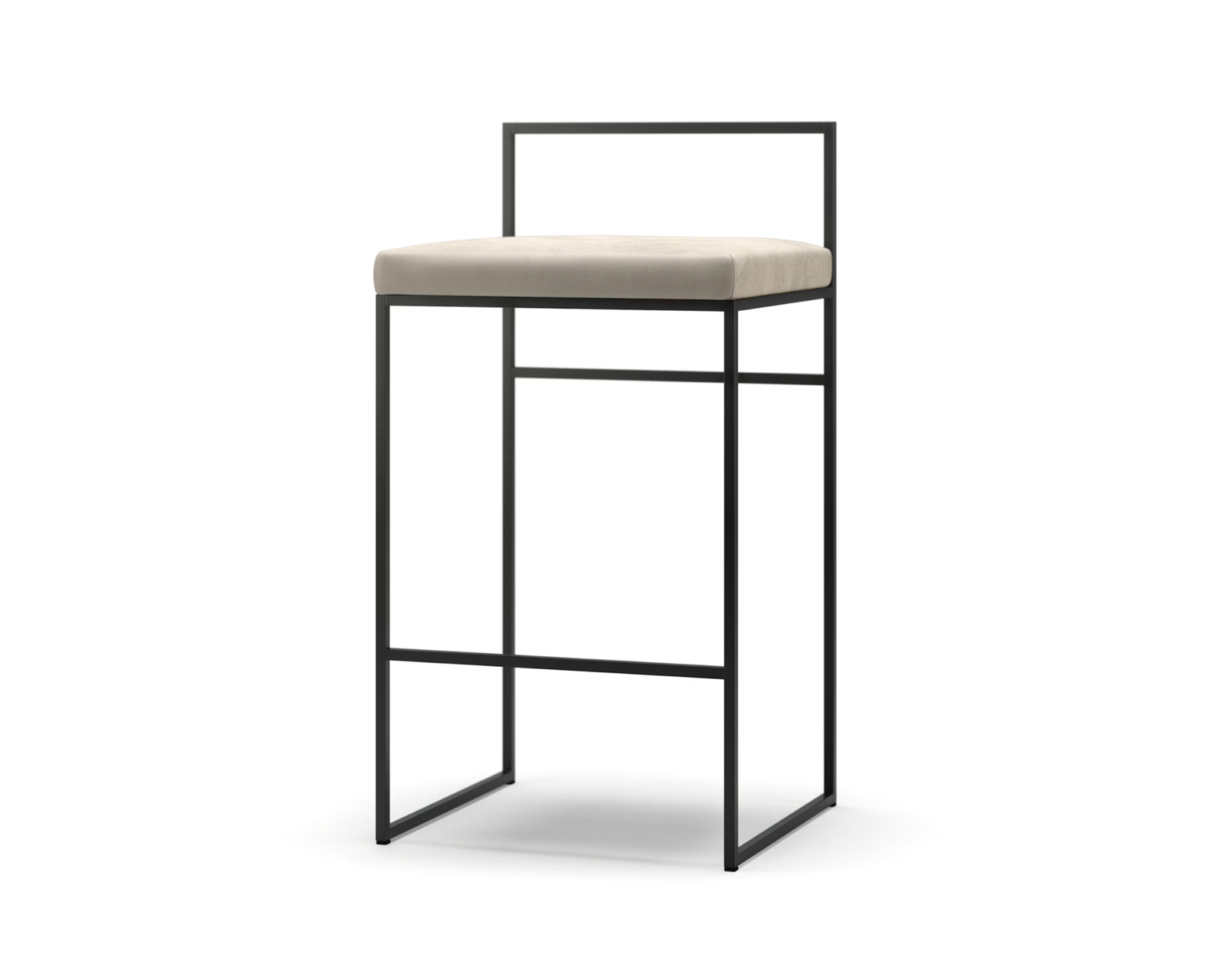 Department barpall beige / svart