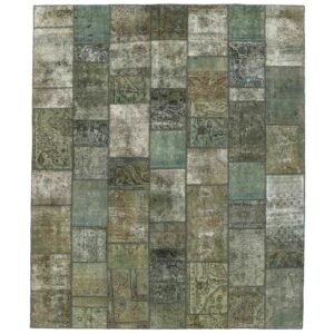 Vintage Patchwork orientalisk matta 253 x 304 cm