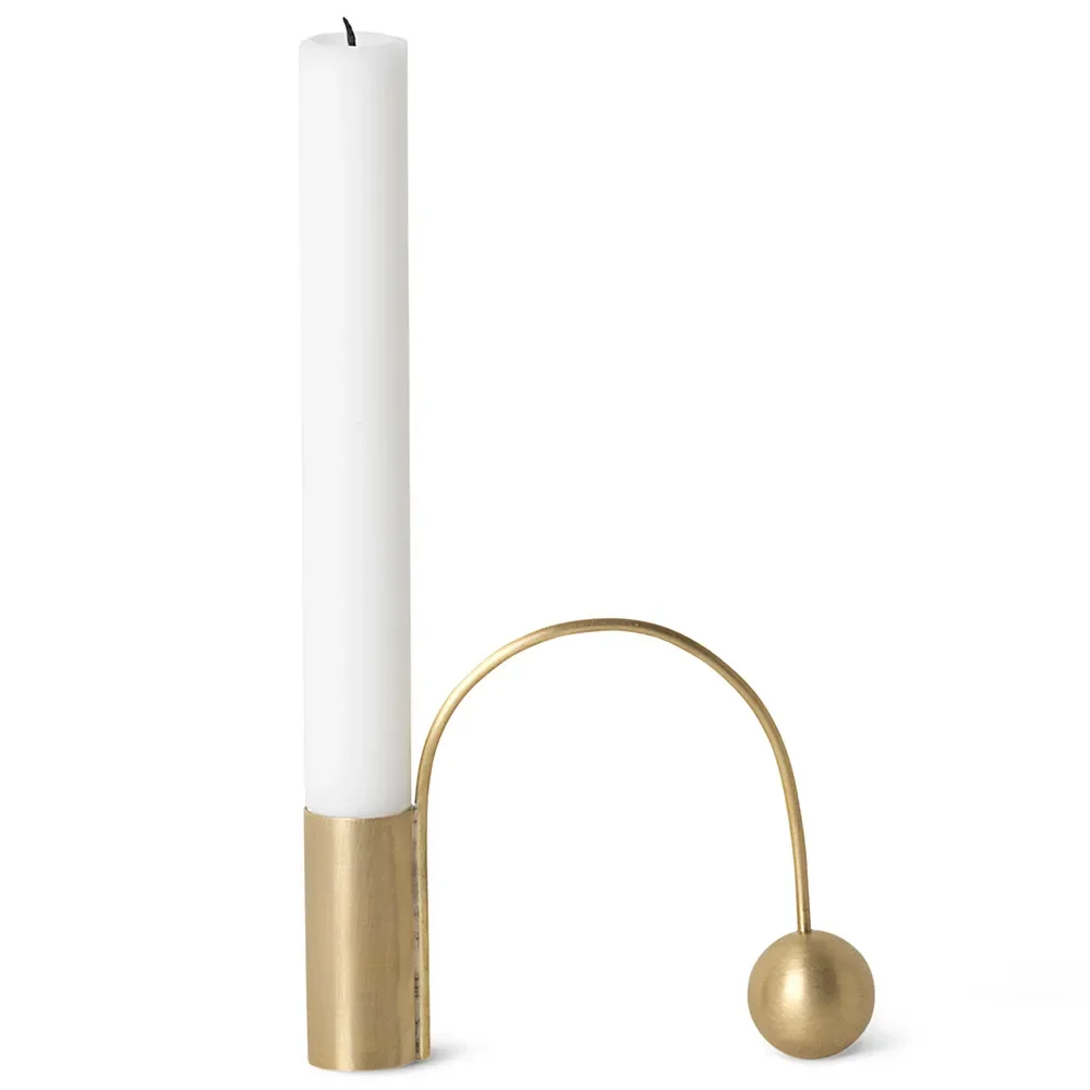 Ferm Living, Balance Ljusstake Brass