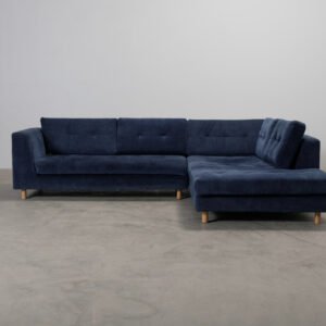 Sofacompany Nelson 4-sits hörnsoffa med öppet avslut blå