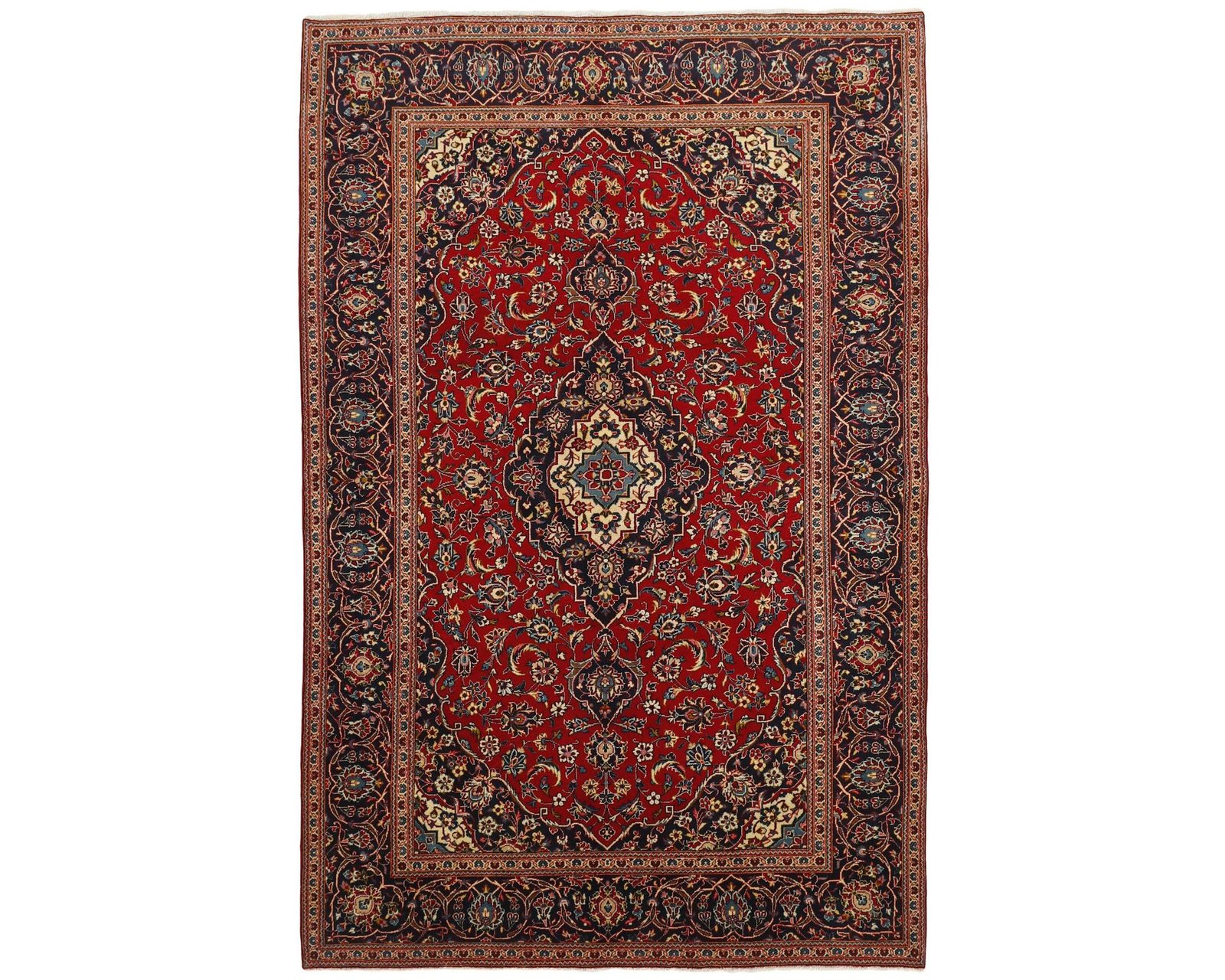 Keshan orientalisk matta 198 x 306 cm