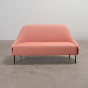 Adea Napoleon 2-sits soffa korall