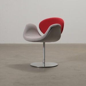 Artifort Tulip stol röd / grå