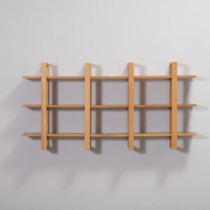 Burrow Index vägghylla 2-delad ek