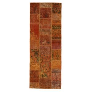 Vintage Patchwork orientalisk matta 76 x 206 cm