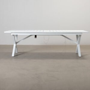 Brafab Hillmond trädgårdsbord 238 cm vit