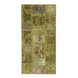 Vintage Patchwork orientalisk matta 76 x 153 cm