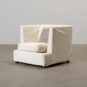 Minotti fåtölj naturvit