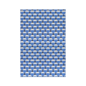 Brita Sweden Confect Cobalt matta 150 x 220 cm blå