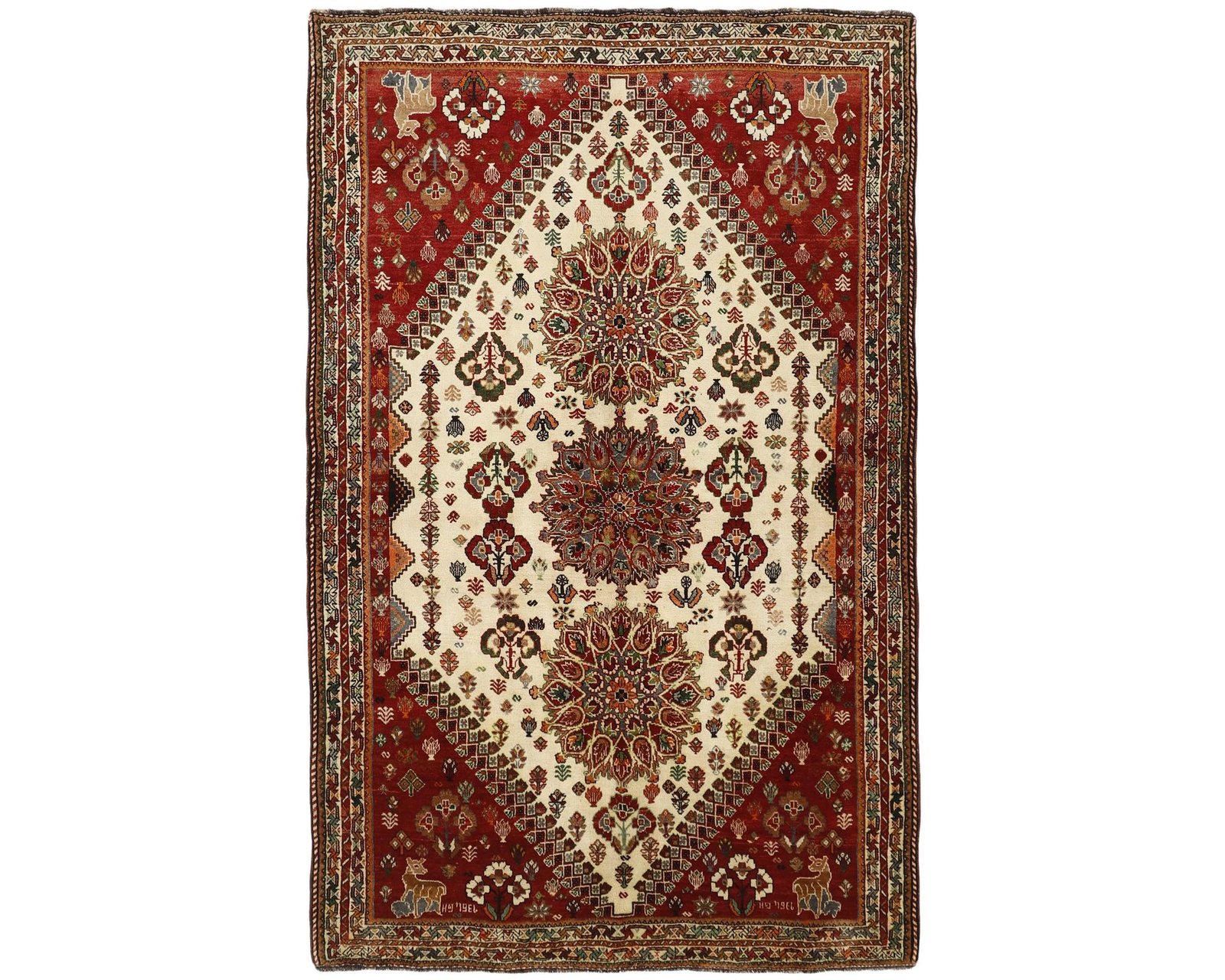 Kashghai orientalisk matta 179 x 282 cm