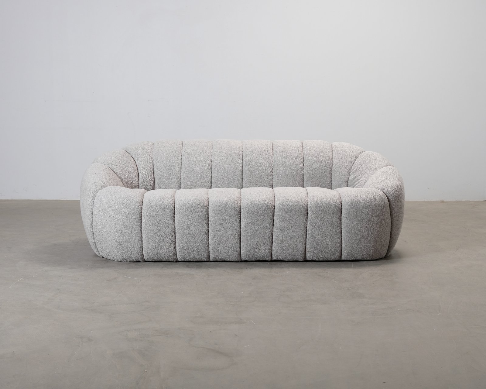 Micadoni Catalia 3-sits soffa ljusgrå