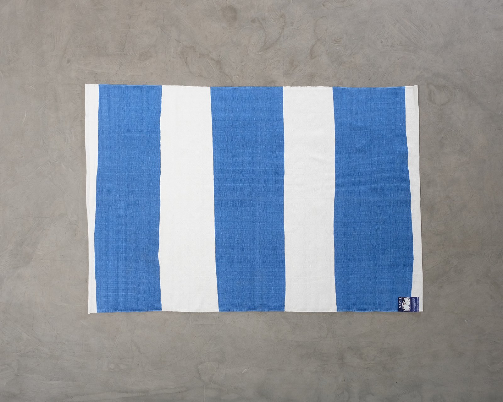 Finarte Stripe matta blå 160 x 230 cm