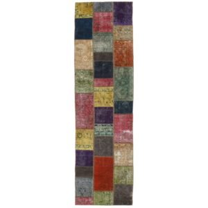 Vintage Patchwork orientalisk matta 82 x 311 cm