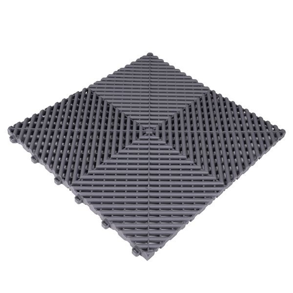 Garagegolv Dr Dirt Garage Plaza HD (1,92 m²), Mörkgrå, 1,92 m² (12-pack)