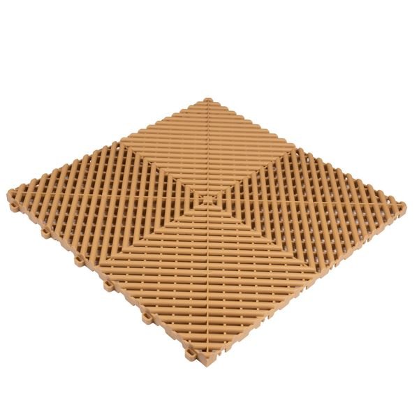 Garagegolv Dr Dirt Garage Plaza HD (1,92 m²), Ljusbrun, 1,92 m² (12-pack)