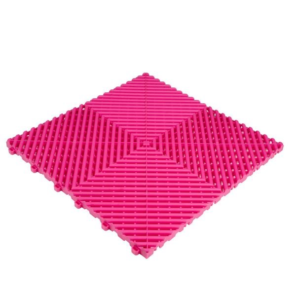 Garagegolv Dr Dirt Garage Plaza HD (1,92 m²), Rosa, 1,92 m² (12-pack)