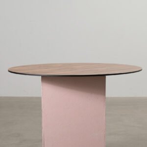 Decotique Social bordsskiva ø 110 valnöt / svart